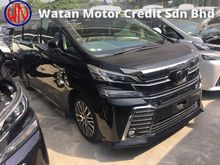 2015 Toyota Vellfire 2.5 Z G Edition MPV (ACTUAL YEAR MAKE 2015) GST INCLUSIVE
