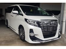 2017 Toyota Alphard 2.5 SC ORI MODELISTTA KIT SUNROOF RM268K WITH SST