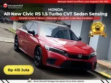 2024 Honda Civic 1.5 RS Sedan Turbo CVT Sedan Sensing 2024 2025 [ GARANSI 5TH ]