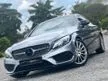 Used 2016/2018 MERCEDES BENZ C300 2.0 AMG COUPE PREMIUM SPEC RED INTERIOR LEATHER SEAT PANAROMIC SUNROOF CONDITION LIKE NEW CARING OWNER
