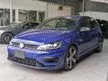 Recon 2017 Volkswagen Golf 2.0 R Hatchback Japan Spec, Unregistered, Lapiz Blue, Original Mileage, Ready Stock