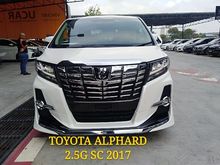 2017 Toyota Alphard 2.5 G S C Package MPV
