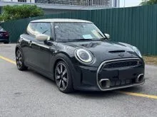 2023 14K KM RESOLUTE EDITION 3 DOORS REBEL GREEN HUD DIGITAL METER APPLE PLAY REVERSE CAMERA SPORT MODE MINI COOPER S 3 Door 2.0 Hatchback UNREG