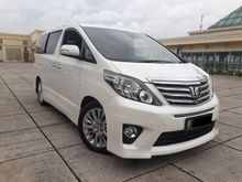 Toyota Alphard SC Premium Sound 2012 Pakaian Pribadi Dijamin Murah