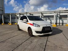 2016 Mitsubishi Mirage 1.2 GLS Hatchback sport matic putih dpringan