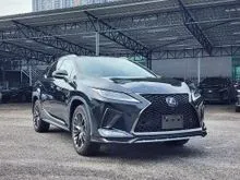2021 Lexus RX 300 2.0 F Sport SUV - RED LEATHER SEAT, REAR POWER SEAT, 360 CAMERA, HEAD UP DISPLAY, PANORAMIC ROOF, SPARE TYRE