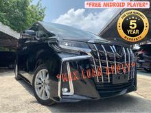 2018 TOYOTA ALPHARD S FACELIFT 2.5 JAPAN SPEC (A)**FREE 5 YEARS WARRANTY/FREE ANDROID PLAYER/PRE-CRASH SAFETY/LKA SAFETY FUNCTION/FAST CALL/MUST VIEW*