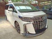 2018 Toyota Alphard 3.5 V6 F/L JBL MODELLISTA HOME THEATER 360 CAMERA R/MONITOR PRE-CRASH (A) OFFER UNREG