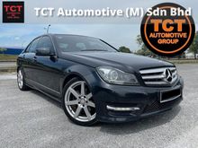 Mercedes-Benz C180 FACELIFT 1.8 TURBO SUNROOF, AMG STEERING WHEEL , PADDLE SHIFT , FULL LEATHER SEAT , BUCKET SEAT , POWER SEAT CGI