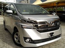 2015 Toyota Vellfire 2.5 2.5 ZA Van