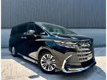 2024 Toyota Alphard 2.5 Z 7-Seater MPV DIM BSM HUD SUNROOF SPARE TYRE GRADE A JAPAN UNREG
