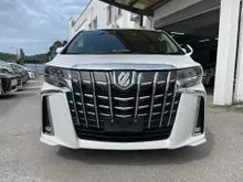 2020 Toyota Alphard 2.5 SC**FULL SPEC**3LED**3BA**SUNROOF**ROOF MONITOR**FULL LEATHER**MUST VIEW