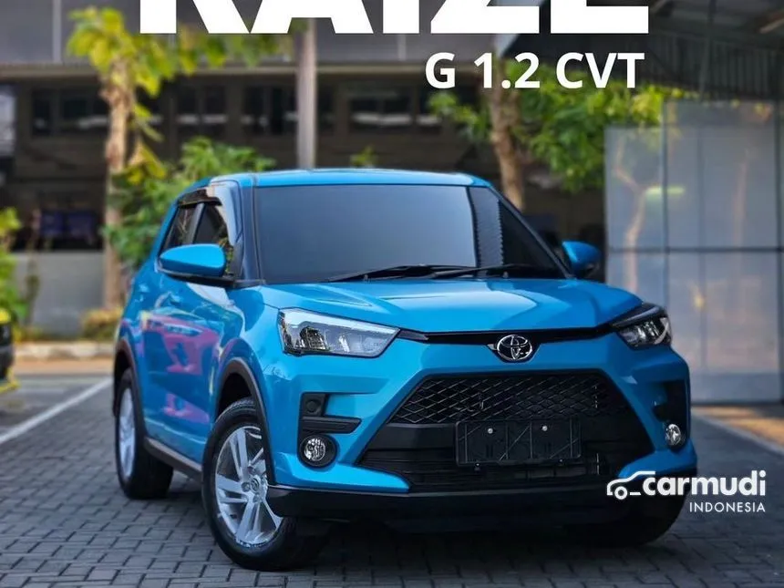Jual Mobil Toyota Raize 2024 G 1.2 di Jawa Barat Automatic Wagon Biru Rp 195.000.000