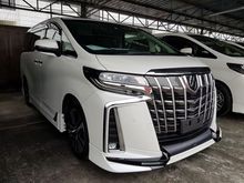 2018 Toyota Alphard 3.5 SC MPV V6 TRD KIT Surround View Camera Power Boot 2 Power Door Push Start Button JBL Sound System Xenon Light LED Daytime Running Light Sunroof MoonRoof
