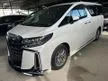 Recon 2019 Toyota Alphard 2.5 G S C Package MPV Fully Spec JBL Sunroof