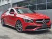 Recon MERCEDES-BENZ CLA45 2.0T AMG 4MATIC 2018 UNREGISTERED - Cars for sale