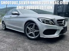 SHOOTOUT SILVER UNREG 2017 MERCEDES BENZ C180 1.6 AMG LAUREUS EDITION