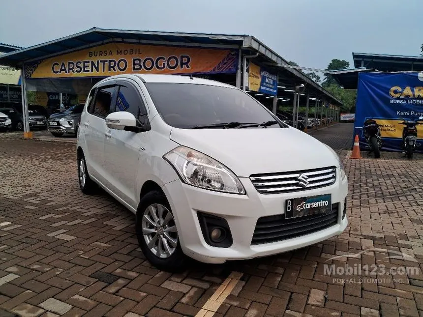 Jual Mobil Suzuki Ertiga 2014 GL 1.4 di Jawa Barat Automatic MPV Putih Rp 115.000.000