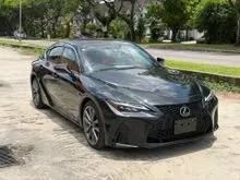 2021 Lexus IS 300 2.0 F Sport Sedan Sunroof / 360 Camera / Cooling & Heating Seat / Red Interior Ready Stock True Unit