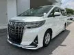 Recon 2019 Toyota Alphard 2.5 G X MPV , 8 SEATER , DUAL POWER DOOR , ALPINE PLAYER , ORIGINAL JAPAN MODELLISTA BODYKIT - Cars for sale