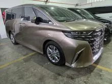 2025 Toyota Alphard 2.5 Z 4WD MPV FREE COATING FREE TINT