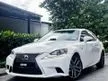 Used YEAR MADE 2014 Lexus IS250 2.5 F Sport CBU Sedan FACELIFT HIGH END MARK LEVINSON SOUND SYSTEM WITH 15