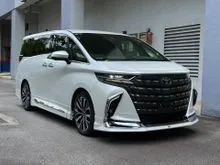 RECON 2024 Toyota Alphard 2.5 Z Modellista bodykit With Sport Rim BSM DIM HUD Ready Stock Unregister Unit