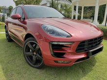 2015 Porsche Macan S 3.0 GTS TWIN TURBO CBU 2016 2.0 PORSCHE MALAYSIA 2 YEAR CAR WARRANTY FULL SPEC SERVICE RECORD SPORT EKZOS SPORT BODYKIT