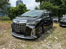 2021 Toyota Alphard 2.5 SC PILOT SEAT ** MODELISTA EXHAUST / BODYKIT / GRILL / LED FORGE LIGHT / JBL / 4 CAMERA / SUNROOF / REAR TV / DIM / BSM **