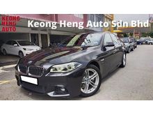 2014 BMW 528i 2.0 M Sport (A) FACESLIT MODEL, REG 2014, CAREFUL OWNER, FULL SERVICE RECORD, LOW MILEAGE DONE 68K KM, 18