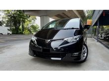 Toyota Estima 2.4 NEW FACELIFT 2011,CRYSTAL BLACK IN COLOUR,FULL BODY KITS,7 SEATER,FULL LEATHER SEATS,2 POWER DOORS,DVD PLAYER,ONE DATIN OWNER