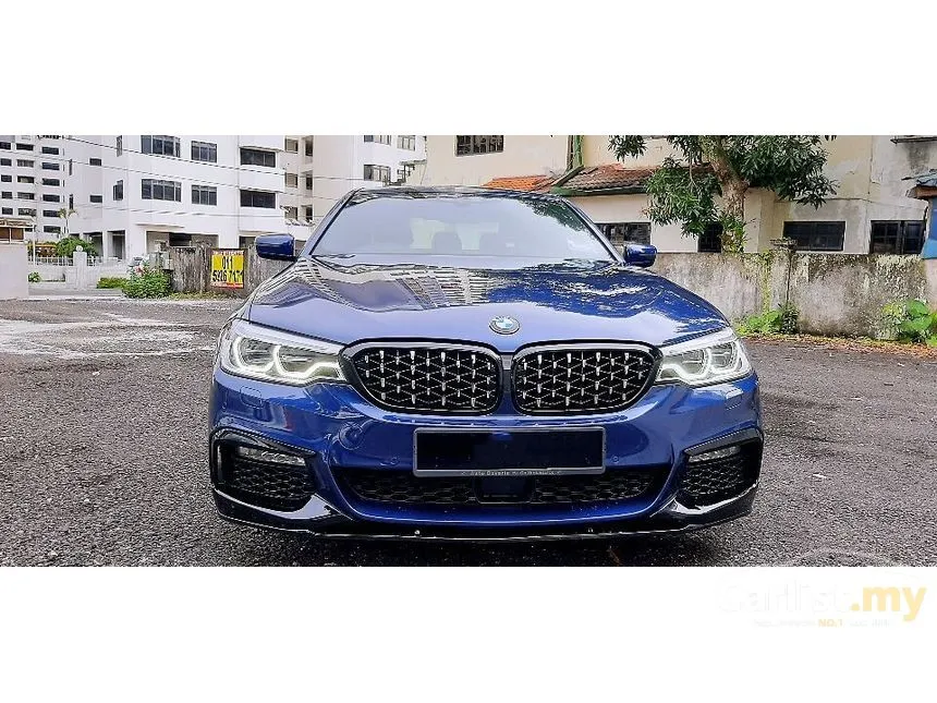 Calandre Avant Sport Noir Double Ligne Pour BMW G30 G31 G38 Série 5 2017-2019 - Paire