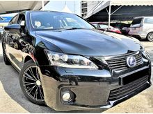 (GOOD CONDITION) (BEST PRICE IN MARKET) 2012 Lexus CT200h 1.8 Luxury Hatchback TIPTOP (MID YEAR SALES)