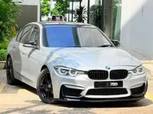BMW 320i 2.0 M-Sport Facelift B48 FullyConvert M3-Bodykit Alcantara-Steering AkrapovicExhaust 18-SportRim With Pirelli OriginalPaint LowMileage 76k