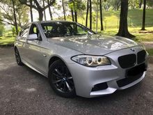 Bmw 520i 2.0 (A) Local Spec M-Sport F10 8-Speed TWIN Power Turbo ,Navigation GPS