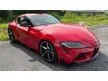 Recon GRADE 5A 2020 Toyota GR Supra 3.0 RZ Coupe.RED METALLIC,RED & BLACK HALF LEATHER,CARBON PACK INLAY,JBL SOUND SYSTEM,GR BREMBO 4 POT,19 RIMS.
