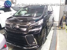 2017 Toyota Vellfire 2.5 ZG FULL SPEC SUNROOF MODELISTA BODYKIT FULL LEATHER SEAT JBL SURROUND CAMERA URNEG17