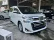 Recon 2019 Toyota Vellfire 2.5 X HIGH SPEC ** SUNROOF / 8S / 2PD / PRE CRASH ** FREE 5 YEAR WARRANTY ** OFFER OFFER **