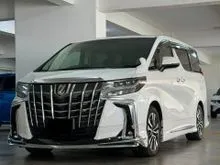 2018 TOYOTA ALPHARD 2.5 G S C (A) FREE WARRANTY/FULL MODELLISTA BODYKIT/3 EYE HEADLIGHT LED/SUNROOF/MOONROOF/MEMORY SEAT/POWER BOOT/LEATHER PILOT SEAT