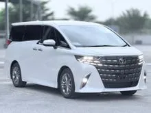 2024 UNREGISTER Toyota Alphard 2.5 Z 7-Seater MPV (Ready Stock)