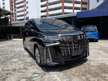 2021 Toyota Alphard 2.5 S Type Gold Full Spec Black