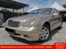 2004 MERCEDES-BENZ C180K 1.8 (A) W203 CKD Local, Low Mileage ** 1 Owner **