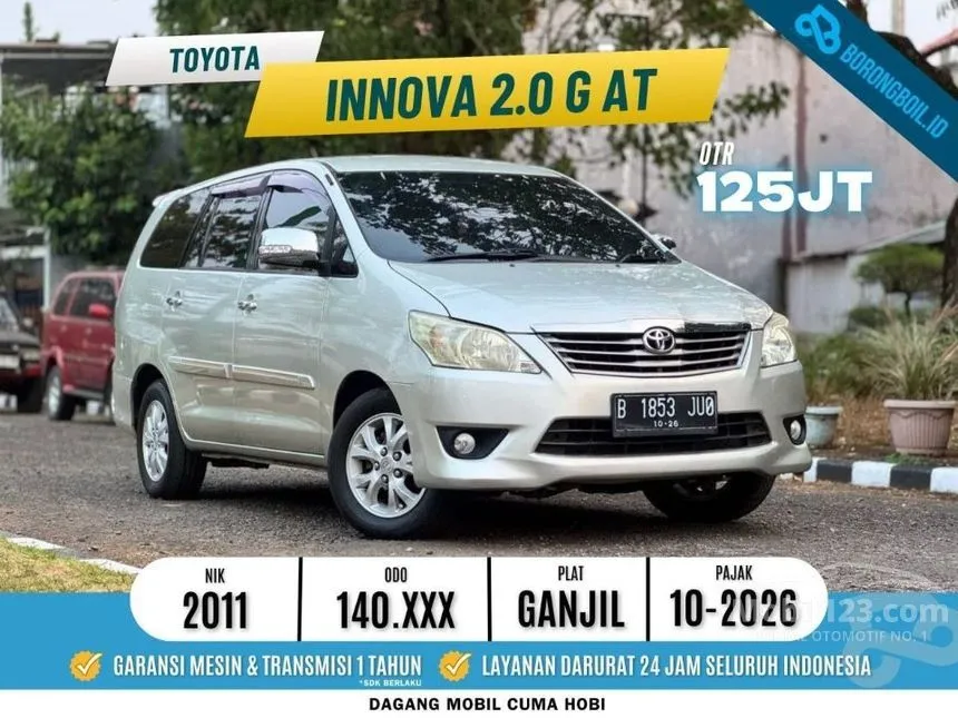 2011 Toyota Kijang Innova G MPV