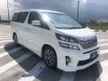Used 2013/2014 OTR PRICE 2013 Toyota Vellfire 2.4 (A) Z Golden Eyes II 7 SEATER MPV 1 OWNER FULL SERVICE FREE 3 YRS WARRANTY CAR KING - Cars for sale