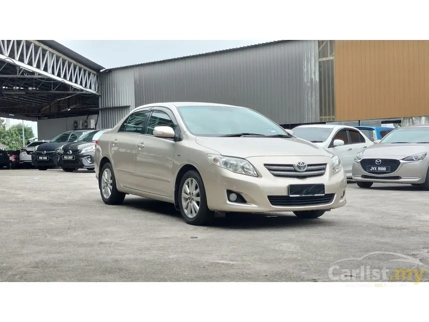 2008 Toyota Corolla Altis E Sedan