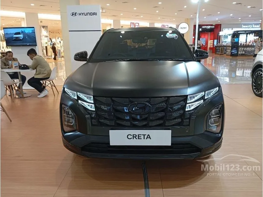 Jual Mobil Hyundai Creta 2024 Alpha 1.5 di Banten Automatic Wagon Hitam Rp 244.416.000