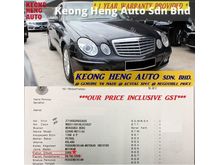 (ACTUAL YR MADE 2OO8)(GST INCLU)(CKD LOCAL SPEC)(1 OWNER)(LOW MILE)(TIP TOP)(KL AREA) MERCEDES BENZ W211 E200K E200 KOMPRESSOR 1.8 SEDAN