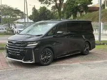 2024 Toyota Vellfire 2.4 Z Premier MPV New Car Conditions Easy Loan