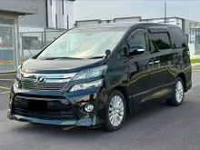-2014 Toyota VELLFIRE 2.4 ZG (A) MPV 7 Seater Car King