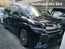 2016 Toyota Vellfire 2.5 ZG FULLY LOADED JBL THEATER SUNROOF FULL LEATHER PILOT SEAT ORIGINAL SURROUND CAMERA PRE CRASH STOP SYSTEM POWER BOOT